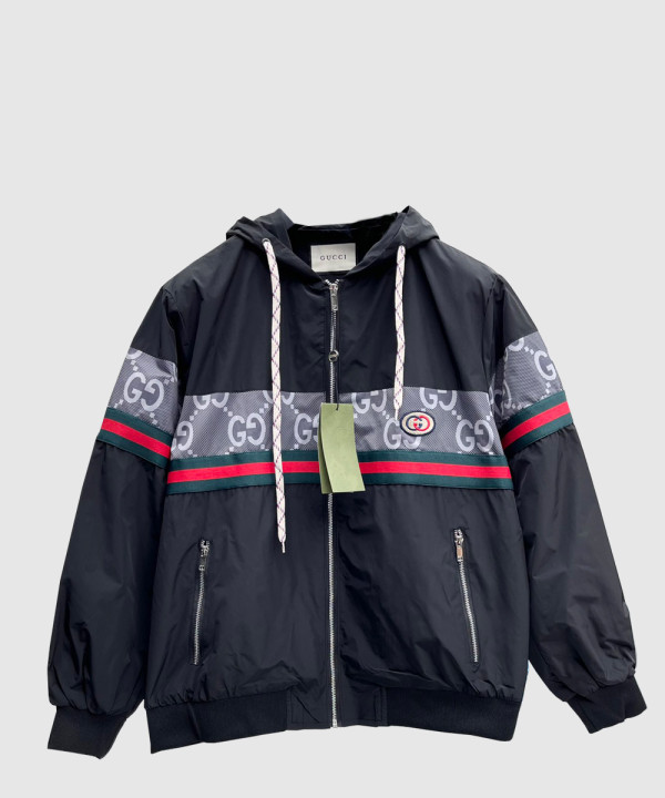 구찌 로고 집업 자켓