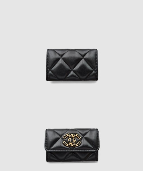 샤넬19 플랩 카드지갑 AP1790