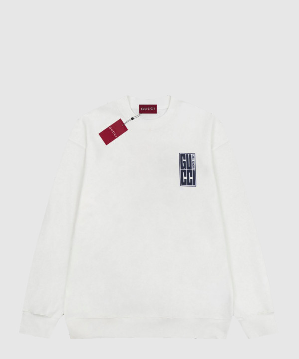 구찌 코튼 저지 스웨트셔츠