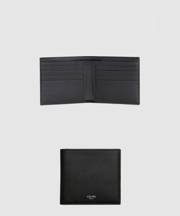 셀린느 2단 지갑 그레인 카프스킨 10B653