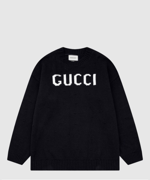 구찌 로고 니트 상의