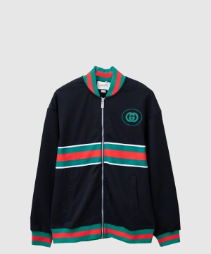 구찌 로고 쇼트 코트