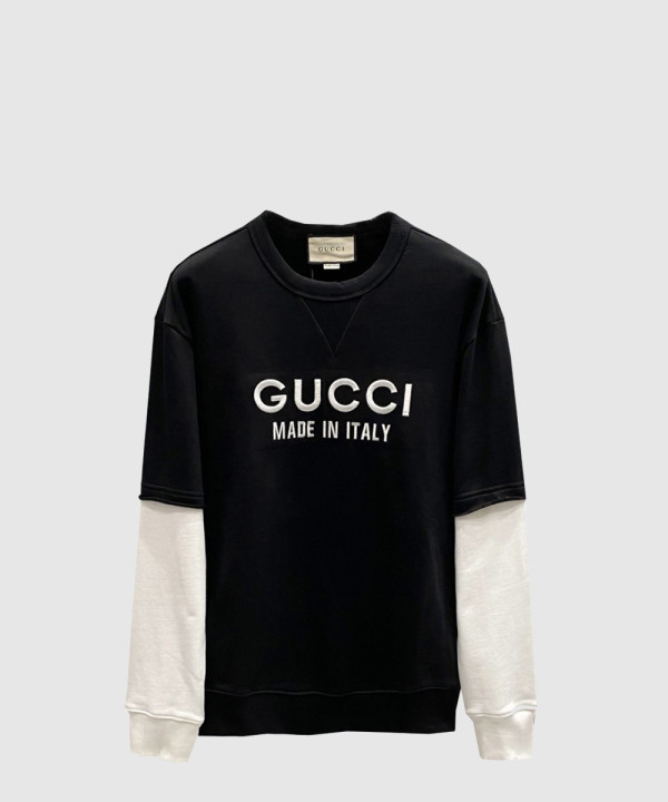 구찌 플라워 코튼 톱