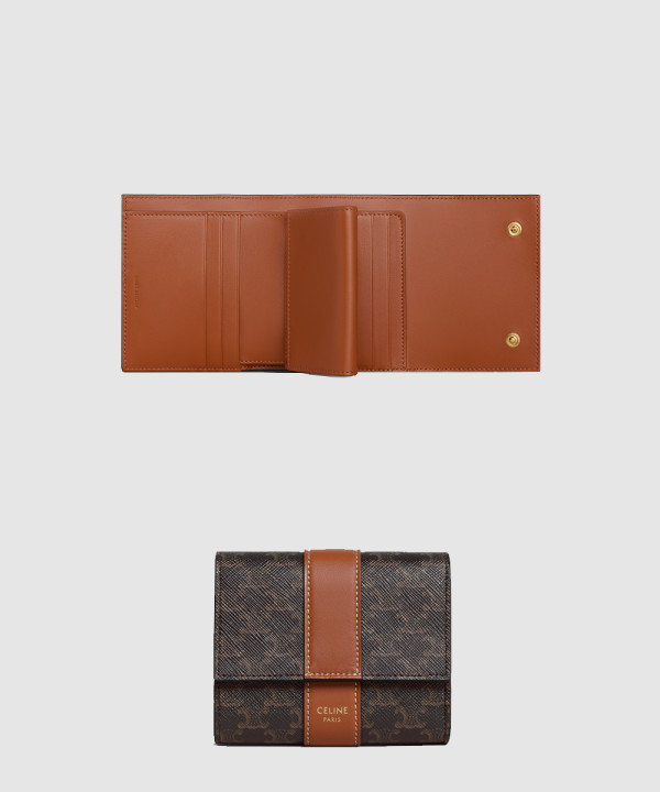 셀린느 트리오페 반지갑 10D572