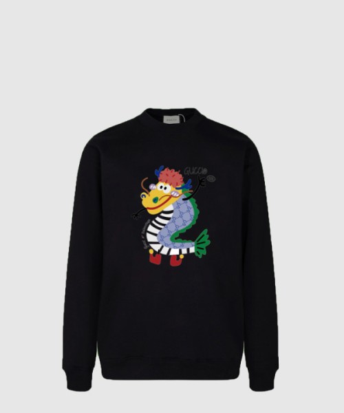 구찌 로고 프린트 면 톱