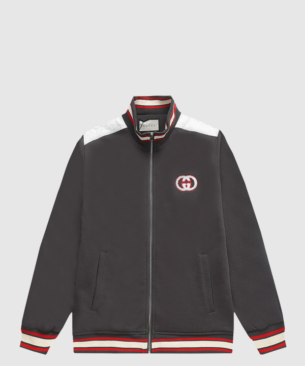 구찌 로고 쇼트 코트