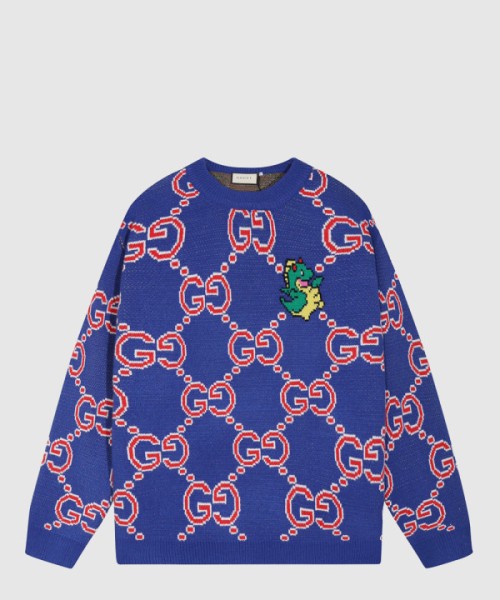 구찌 로고 니트 상의