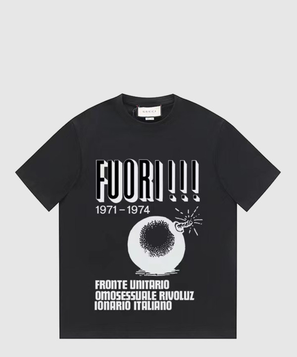 구찌 로고 프린트 반팔