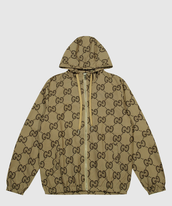 구찌 로고 쇼트 코트