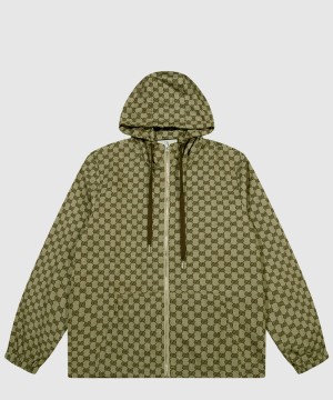 구찌 로고 쇼트 코트