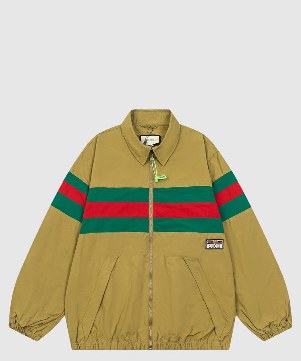 구찌 로고 쇼트 코트