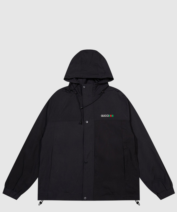 구찌 로고 쇼트 코트