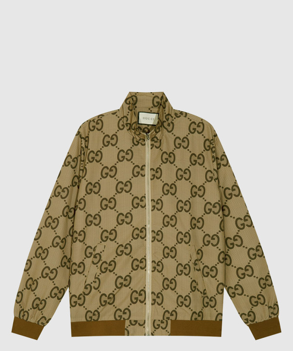 구찌 로고 쇼트 코트