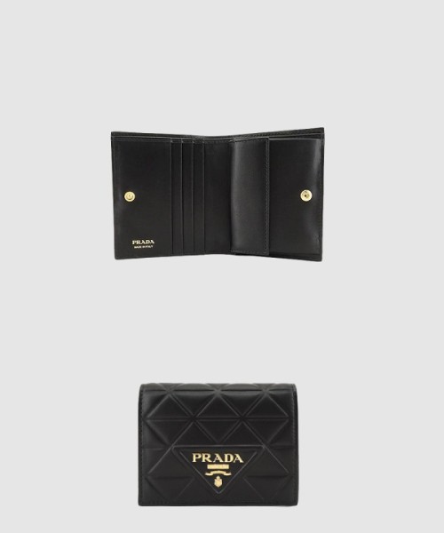 프라다 모노크롬 카드지갑 1M0204