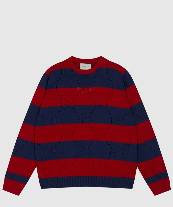 구찌 로고 니트 상의