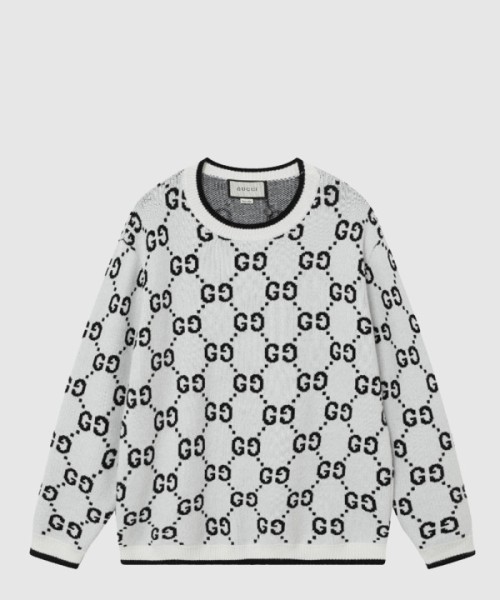 구찌 로고 니트 상의