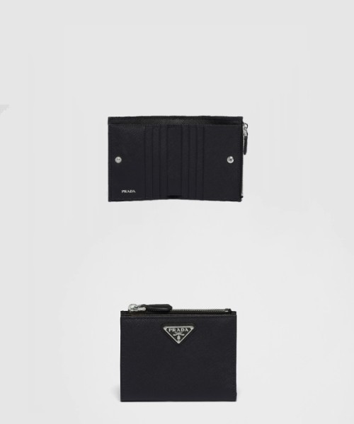 프라다 사피아노 가죽 반지갑 1ML050