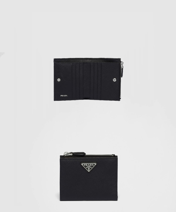 프라다 사피아노 가죽 반지갑 1ML050