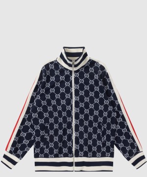 구찌 로고 쇼트 코트