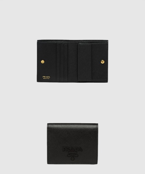 프라다 모노크롬 카드지갑 1MV204