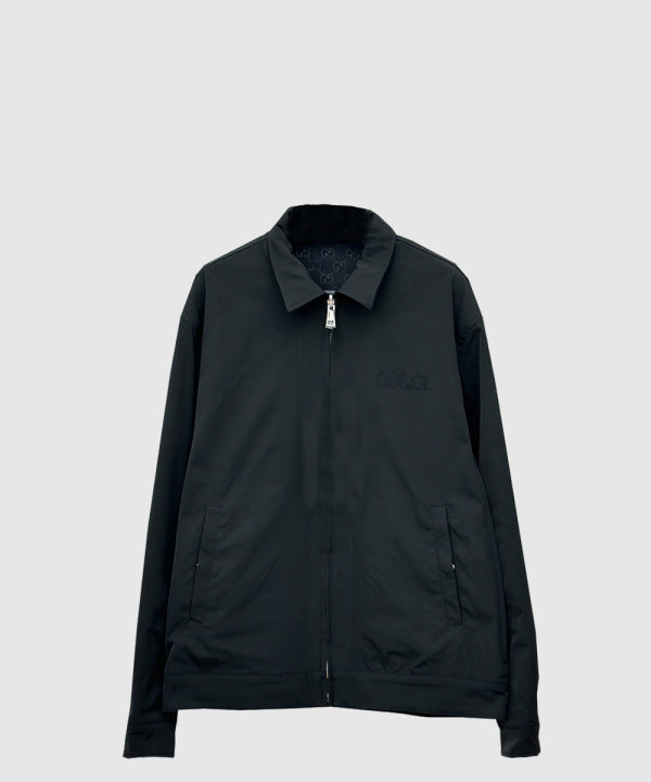 구찌 로고 쇼트 코트