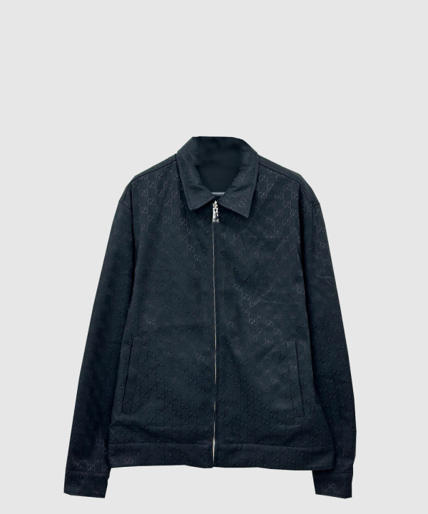 구찌 로고 쇼트 코트