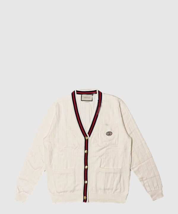 구찌 니트 로고 코트