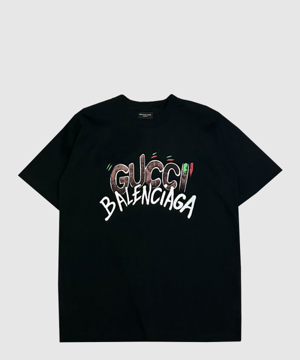 구찌 로고 프린트 반팔