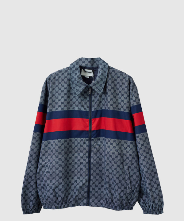 구찌 로고 쇼트 코트