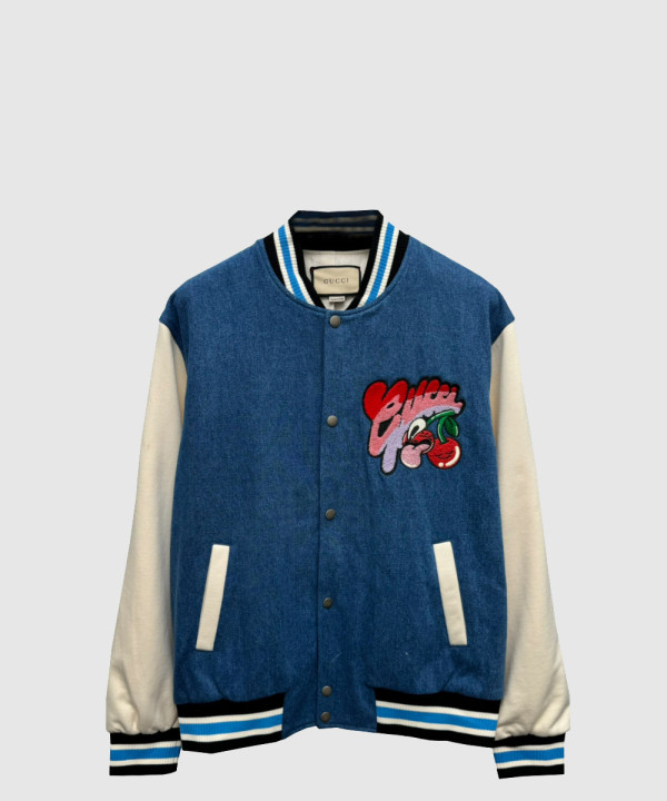 구찌 로고 쇼트 코트