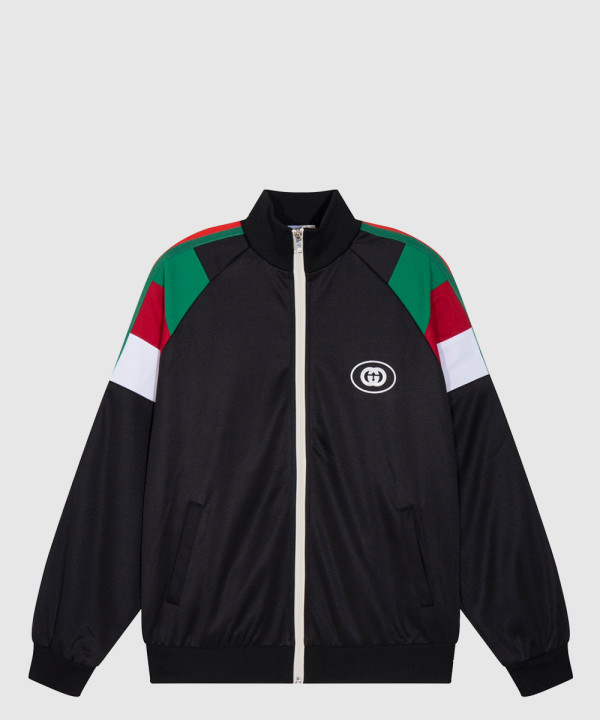 구찌 로고 쇼트 코트