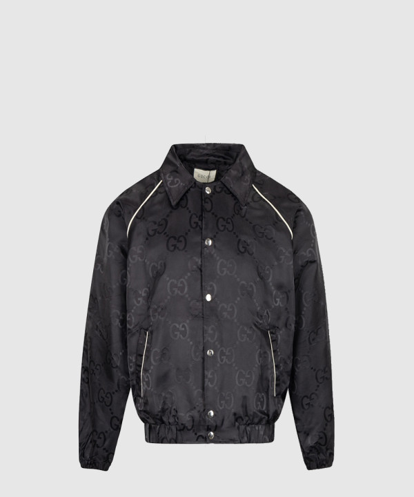 구찌 로고 프린트 재킷
