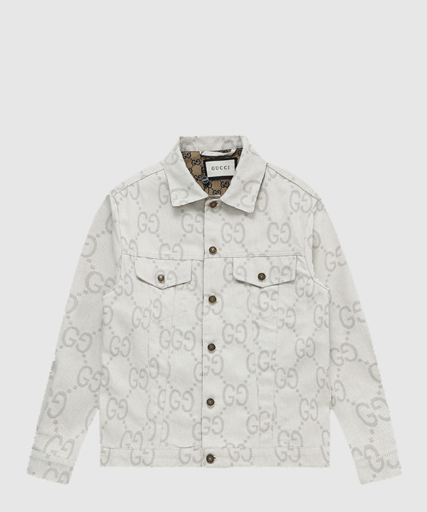 구찌 로고 쇼트 코트