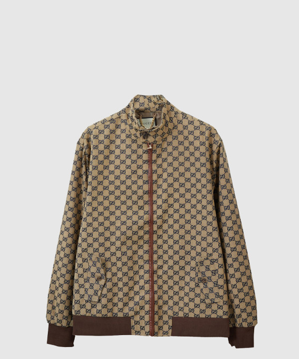 구찌 로고 프린트 재킷