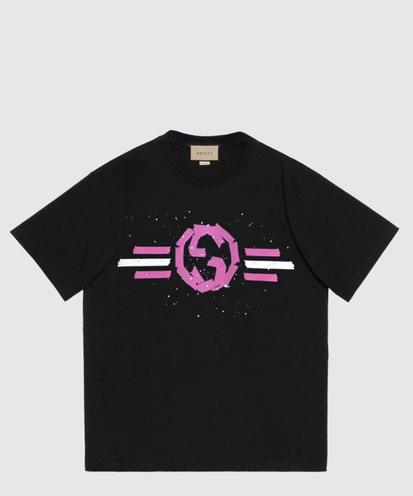 구찌 로고 프린트 반팔