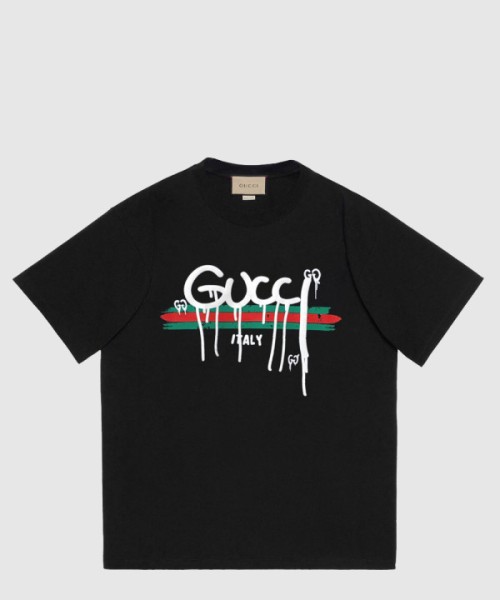 구찌 로고 프린트 반팔