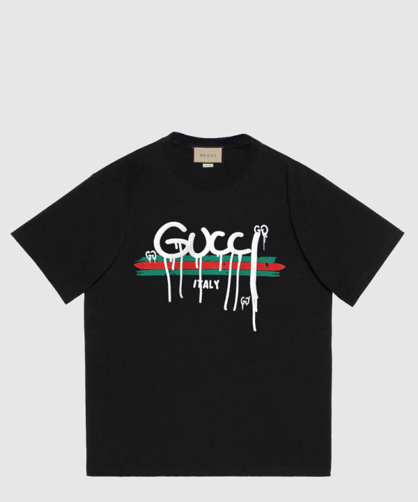 구찌 로고 프린트 반팔