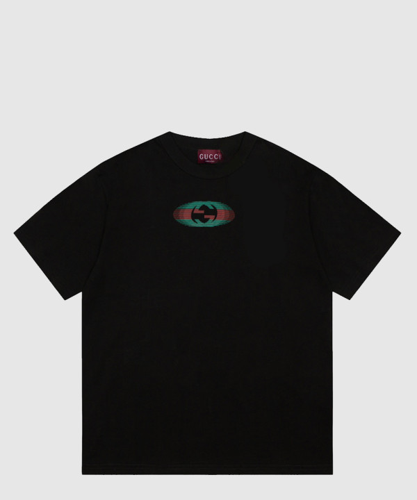 구찌 로고 프린트 반팔