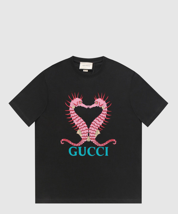 구찌 로고 프린트 반팔