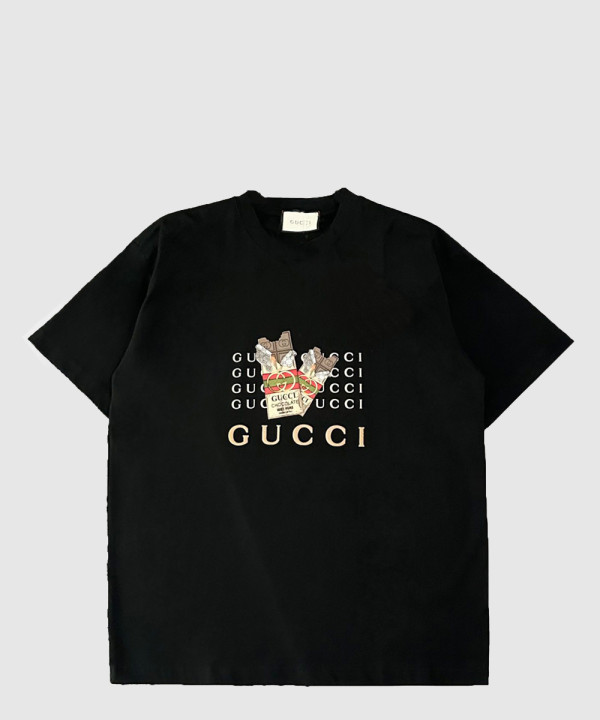 구찌 로고 프린트 반팔