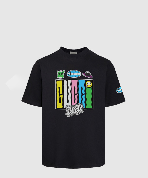 구찌 로고 프린트 반팔