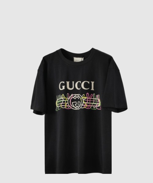 구찌 로고 프린트 반팔