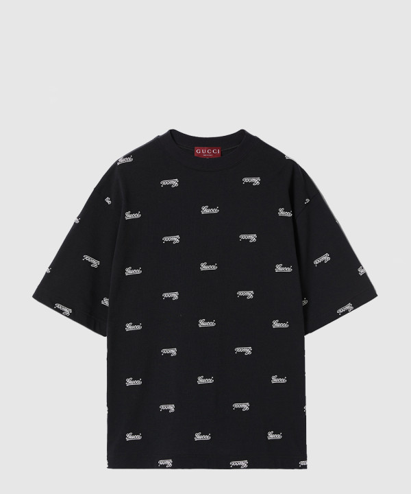 구찌 로고 프린트 반팔