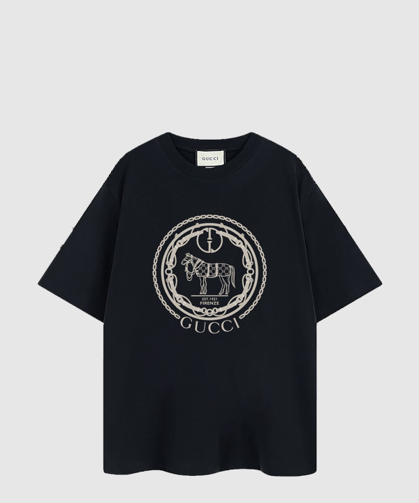 구찌 로고 프린트 반팔