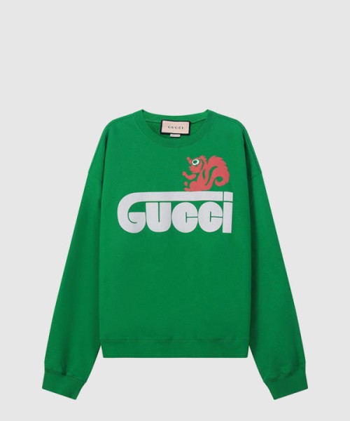 구찌 플라워 코튼 톱