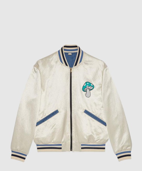 구찌 로고 프린트 재킷