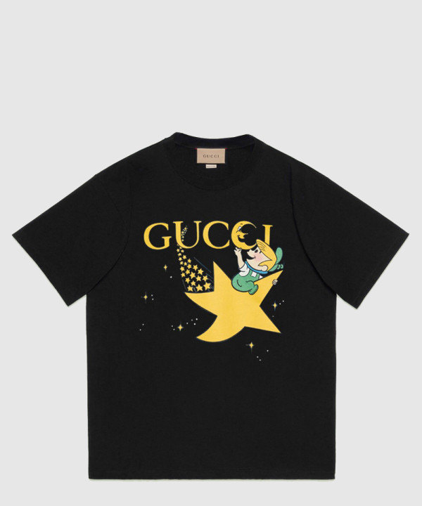 구찌 플라워 코튼 톱