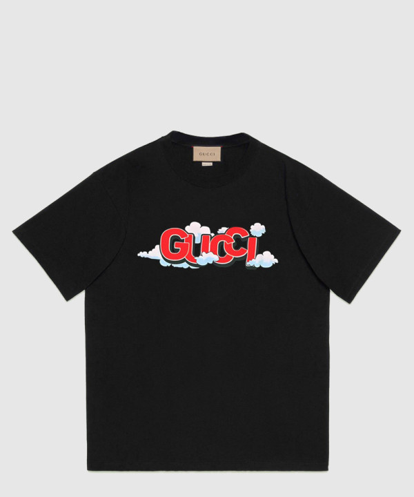 구찌 로고 프린트 반팔