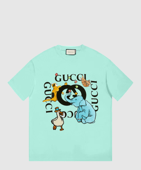 구찌 로고 프린트 반팔