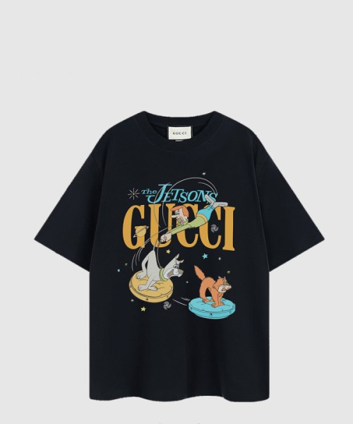 구찌 로고 프린트 반팔